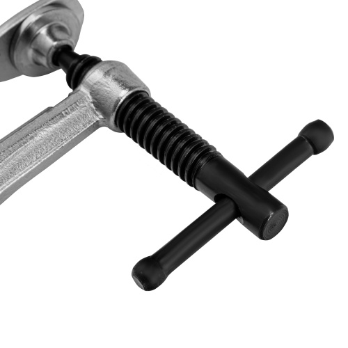 Струбцина F-образная, 80x300мм, кованая Denzel по ценам производителя в Екатеринбурге с доставкой по всей России