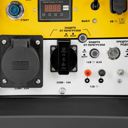 Генератор дизельный DES-55E, 5,5 кВт, 230 В, 11 л, электростартер Denzel по ценам производителя в Екатеринбурге с доставкой по всей России