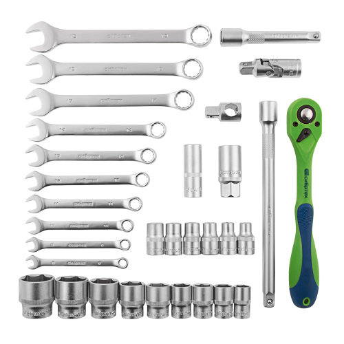 Набор инструментов 32 предмета, CrV, 1/2" Сибртех по ценам производителя в Екатеринбурге с доставкой по всей России