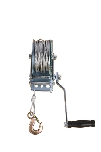 Лебедка ручная барабанная с тросом  400кг  20м оцинкованная TOR FD по ценам производителя в Екатеринбурге с доставкой по всей России
