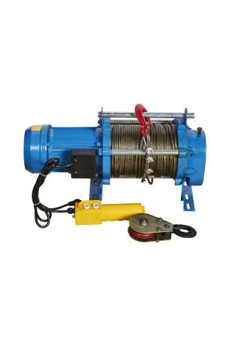 Лебедка электрическая  500/1000 кг 100/50 м с канатом 220 В TOR KCD по ценам производителя в Екатеринбурге с доставкой по всей России