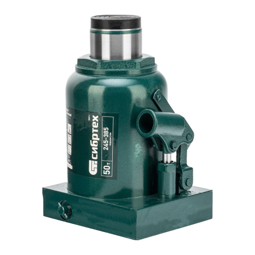 Домкрат гидравлический бутылочный, 50 т, 245-385 мм Сибртех по ценам производителя в Екатеринбурге с доставкой по всей России