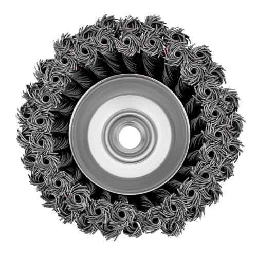 Щетка для УШМ, 125 мм, М14, "чашка", двухрядная, крученая проволока 0.8 мм Matrix по ценам производителя в Екатеринбурге с доставкой по всей России