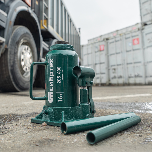 Домкрат гидравлический бутылочный, 16 т, 205-400 мм Сибртех по ценам производителя в Екатеринбурге с доставкой по всей России