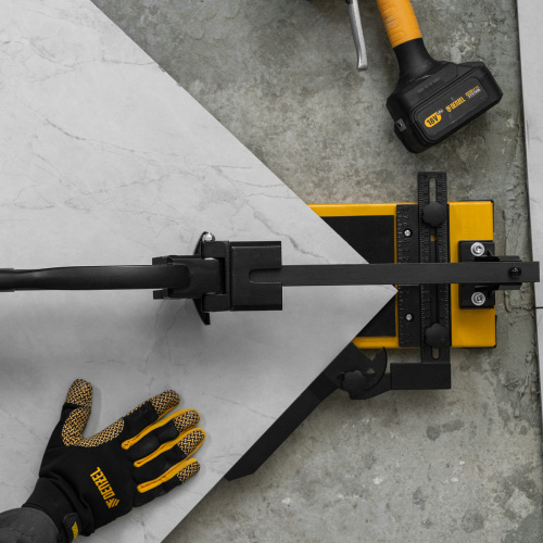 Плиткорез рельсовый 1000х16мм, каретка на подш., стальная станина, усил. рукоятка-пенал Denzel по ценам производителя в Екатеринбурге с доставкой по всей России