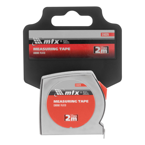 Рулетка Chrom, 2 м x 13 мм, хромированный корпус MTX по ценам производителя в Екатеринбурге с доставкой по всей России