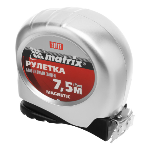Рулетка Magnetic,7,5 м х 25 мм,магнитный зацеп Matrix по ценам производителя в Екатеринбурге с доставкой по всей России
