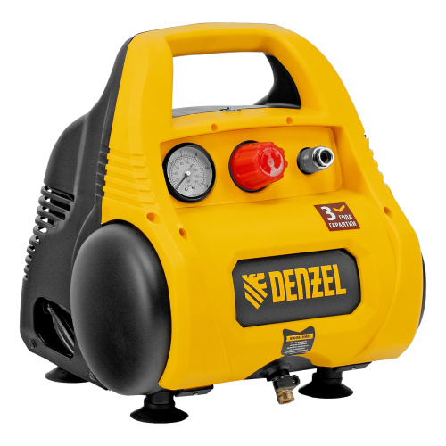 Компрессор воздушный безмасляный РС 1/6-180,1, 1 кВт, 180 л/мин, 6 л Denzel купить в Москве с доставкой по всей России | ProtosMarket.ru