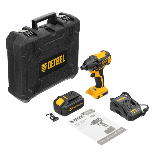Винтоверт ударный аккумуляторный бесщет CID-IB-200 18В Li-Ion Denzel по ценам производителя в Екатеринбурге с доставкой по всей России