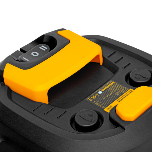 Пылесос строительный RVC20, 1400 Вт, бак 20 л, шланг 3 м, розетка с автосинхр. Denzel по ценам производителя в Екатеринбурге с доставкой по всей России