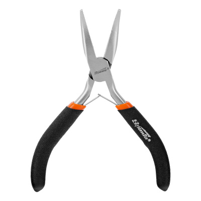 Длинногубцы изогнутые Mini, 130 мм, никелированные, авторазжим Sparta по ценам производителя в Екатеринбурге с доставкой по всей России