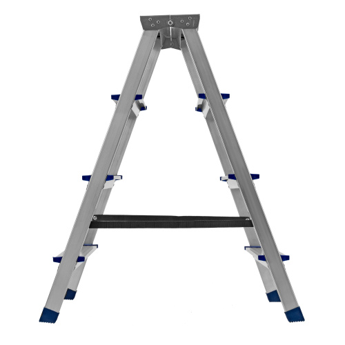 Стремянка двусторонняя 4 ступени, алюминиевая, Сибртех по ценам производителя в Екатеринбурге с доставкой по всей России