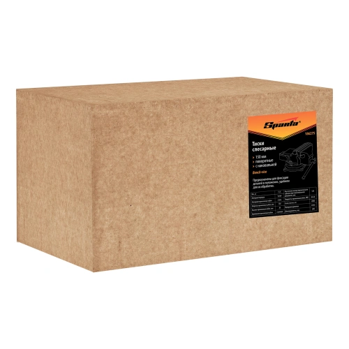 Тиски слесарные, 200 мм, поворотные, с наковальней Sparta по ценам производителя в Екатеринбурге с доставкой по всей России