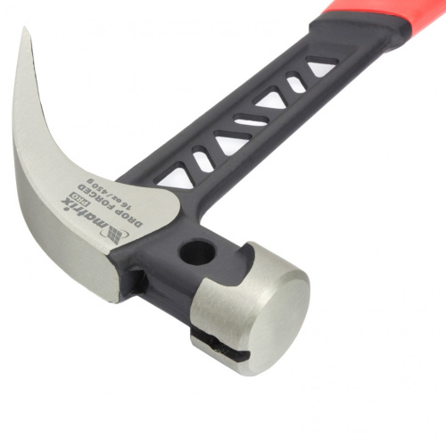 Молоток-гвоздодер, 450 г, цельнокованый, боек с магнитом, двухкомпонентная обрезиненная рукоятка Matrix Pro по ценам производителя в Екатеринбурге с доставкой по всей России