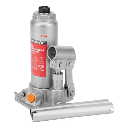 Домкрат гидравлический бутылочный, 2 т, h подъема 181-345 мм Matrix по ценам производителя в Екатеринбурге с доставкой по всей России