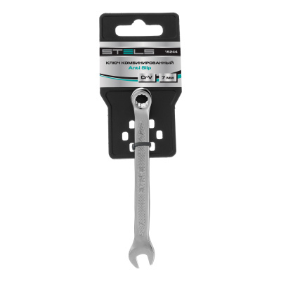 Ключ комбинированный, 7 мм, CrV, антислип Stels по ценам производителя в Екатеринбурге с доставкой по всей России