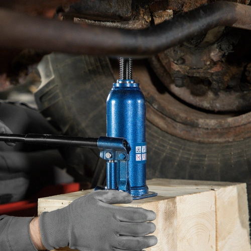 Домкрат гидравлический бутылочный, 8 т, h подъема 222-447 мм Stels по ценам производителя в Екатеринбурге с доставкой по всей России