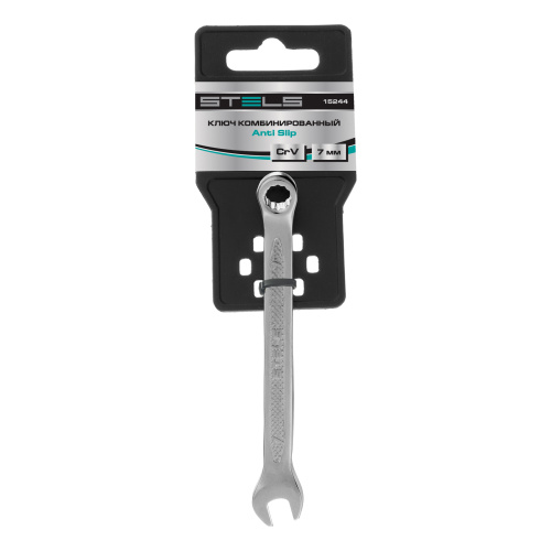 Ключ комбинированный, 7 мм, CrV, антислип Stels по ценам производителя в Екатеринбурге с доставкой по всей России