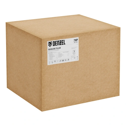 Мотоблок DPT-370S, 7 л.с., ремен.сцеп, фрез 3х4, ШОМ, передачи 3В/1Н Denzel по ценам производителя в Екатеринбурге с доставкой по всей России