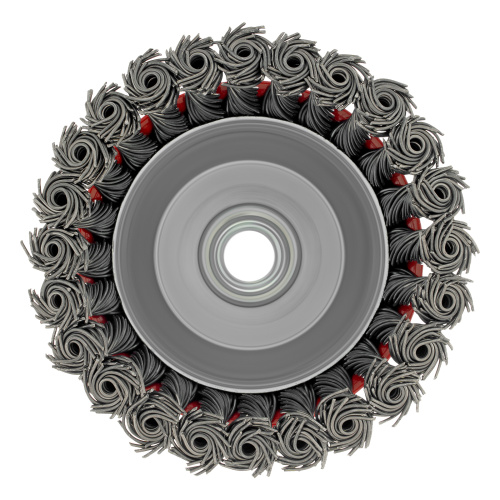 Щетка для УШМ, 100 мм, М14, "чашка", крученая проволока 0.8 мм Matrix по ценам производителя в Екатеринбурге с доставкой по всей России