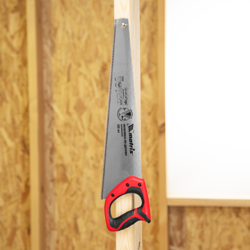 Ножовка по дереву, 500 мм, 7-8 TPI, зуб-3D, каленый зуб, двухкомпонентная рукоятка Matrix по ценам производителя в Екатеринбурге с доставкой по всей России