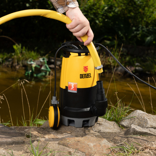 Дренажный насос для чистой и грязной воды DP450S, 450 Вт, напор 6 м, 12000 л/ч Denzel по ценам производителя в Екатеринбурге с доставкой по всей России