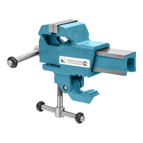 Тиски слесарные, 63 мм, крепление для стола, винтовой зажим (Глазов) по ценам производителя в Екатеринбурге с доставкой по всей России