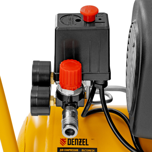 Компрессор воздушный DLC1300/24 безмасляный 1.3 кВт, 24 литра, 206 л/мин Denzel по ценам производителя в Екатеринбурге с доставкой по всей России