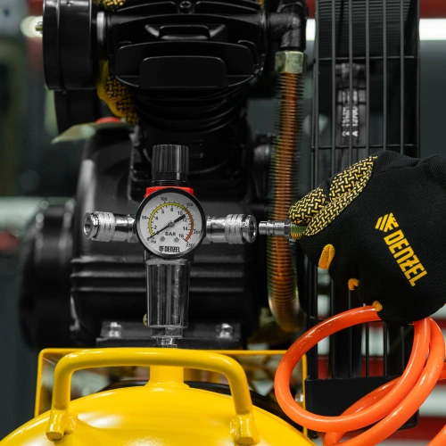 Компрессор воздушный BCV2300/100, ременный привод, 2.3 кВт, 100 литров, 440 л/мин Denzel по ценам производителя в Екатеринбурге с доставкой по всей России