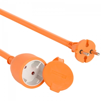 Кабель-удлинитель H05VV-F 2x0,75 (30 метров, оранжевый)