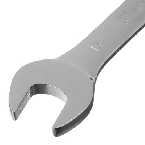 Ключ комбинированный трещоточный, 17 мм, CrV, шарнирный, зеркальный хром Matrix Professional по ценам производителя в Екатеринбурге с доставкой по всей России