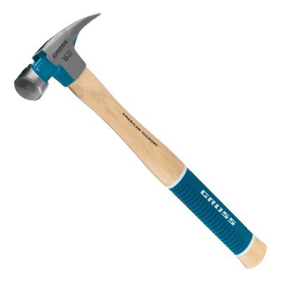 Молоток-гвоздодер, 450 г, угол 75, магнит, обрезиненная рукоятка American hickory GROSS по ценам производителя в Екатеринбурге с доставкой по всей России