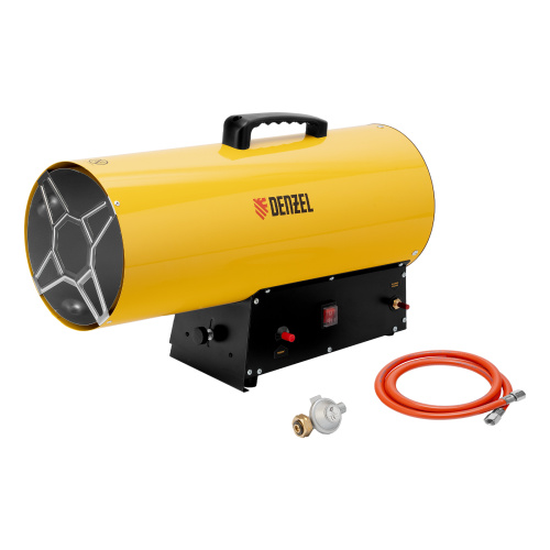 Газовая тепловая пушка GHG-50, 50 кВт, 1400 м3/ч, пропан-бутан Denzel по ценам производителя в Екатеринбурге с доставкой по всей России