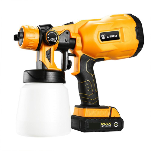 Краскопульт аккумуляторный DEKO DKSG20K2, 20В, 800 мл, 1*2.0Ач по ценам производителя в Екатеринбурге с доставкой по всей России