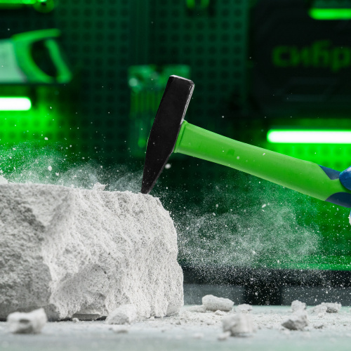 Молоток слесарный, 300 г, фибергласовая обрезиненная рукоятка Сибртех по ценам производителя в Екатеринбурге с доставкой по всей России