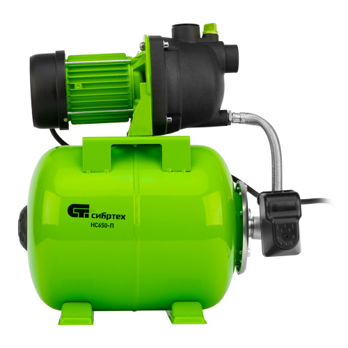 Насосная станция НС650-П, 650 Вт, напор 37 м, 3200 л/ч, ресивер 19 л Сибртех по ценам производителя в Екатеринбурге с доставкой по всей России