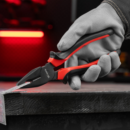 Плоскогубцы комбинированные Black Nickel, 200 мм, двухкомпонентные рукоятки Matrix по ценам производителя в Екатеринбурге с доставкой по всей России