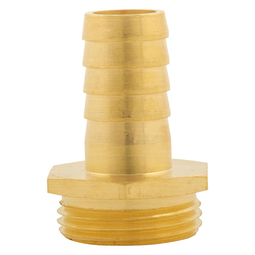 Штуцер для шланга 3/4" с наружной резьбой G1" Denzel по ценам производителя в Екатеринбурге с доставкой по всей России