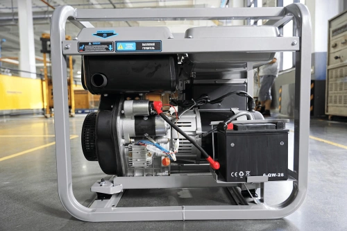 Генератор дизельный 5,0 кВт 220В с электростартером и колесами TOR KM5000D по ценам производителя в Екатеринбурге с доставкой по всей России