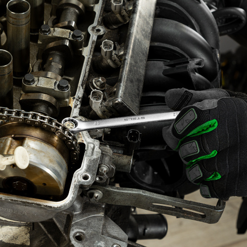 Набор ключей комбинированных 6-32 мм, 26 шт, CrV, матовый хром Stels по ценам производителя в Екатеринбурге с доставкой по всей России