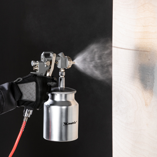Краскораспылитель пневматический с нижним бачком V 1, 0 л, сопло D 1.2, 1.5 и 1.8 мм Matrix по ценам производителя в Екатеринбурге с доставкой по всей России