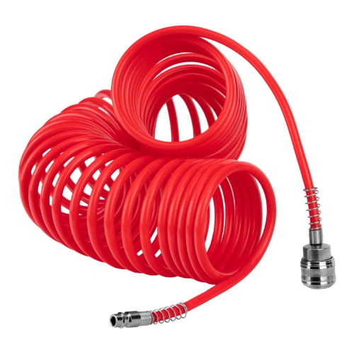 Шланг спиральный воздушный, 5 м, с быстросъемными соединениями Matrix купить в Москве с доставкой по всей России | ProtosMarket.ru