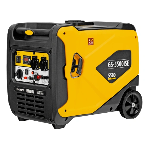 Генератор инверторный GS-5500iSE, 5,5 кВт, 230 В, закрытый корпус,электростартер Denzel по ценам производителя в Екатеринбурге с доставкой по всей России