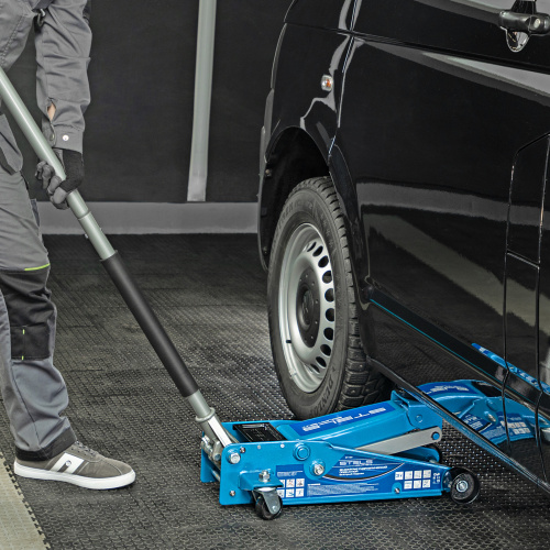 Домкрат гидравлический подкатной, быстрый подъем, 3 т, Quick, 130-465 мм, профессиональный Stels по ценам производителя в Екатеринбурге с доставкой по всей России