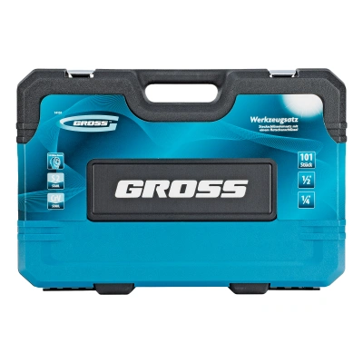Набор инструментов, 1/4", 1/2", CrV, 120 зубьев, 101 предмет Gross по ценам производителя в Екатеринбурге с доставкой по всей России