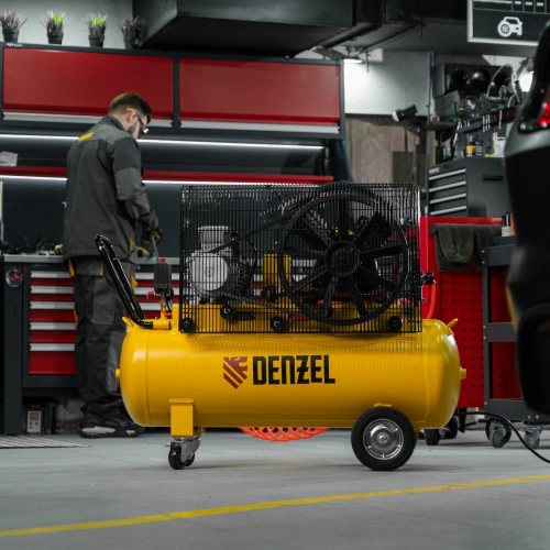 Компрессор воздушный рем. привод BCV 4000-T/100, 4,0 кВт, 100 литров, 690 л/мин Denzel по ценам производителя в Екатеринбурге с доставкой по всей России