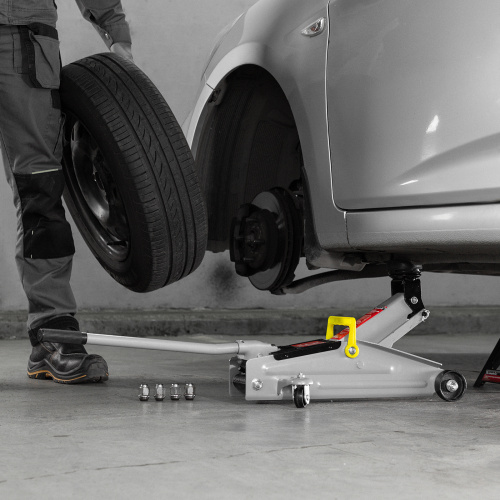 Домкрат гидравлический подкатной, 2 т, высота подъема 135-355 мм Matrix по ценам производителя в Екатеринбурге с доставкой по всей России