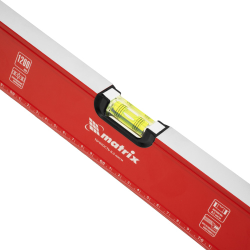 Уровень алюминиевый, фрезерованный, 3 глазка, рукоятки, 1200 мм Matrix по ценам производителя в Екатеринбурге с доставкой по всей России