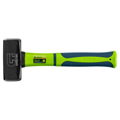 Кувалда, 1000 г, фибергласовая обрезиненная рукоятка Сибртех по ценам производителя в Екатеринбурге с доставкой по всей России