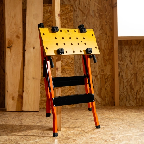 Верстак-тиски, 605 х 635 х 750 мм, портативный Sparta по ценам производителя в Екатеринбурге с доставкой по всей России